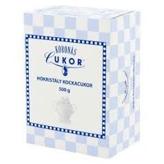 Koronás Hókristály Kockacukor 500g /12/