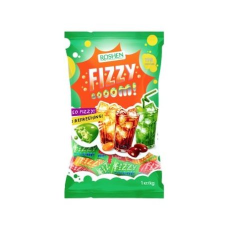 Roshen 1kg Fizzy booom pezsgős cukorka