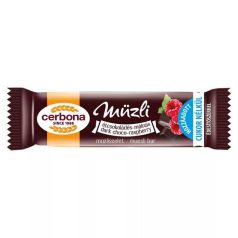 Cerbona 20g müzliszelet étcsoki-málna NO CUKOR /20/