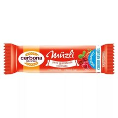 Cerbona 20g müzliszelet pirosgyümölcs NO CUKOR /20/
