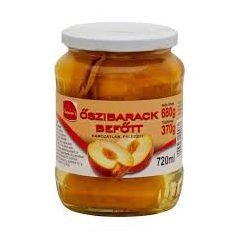 Globetti Őszibarack Befőtt üveges 720ml /8/