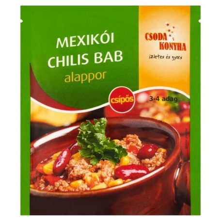 Csoda konyha alappor 45g mexikói chilis bab /17/