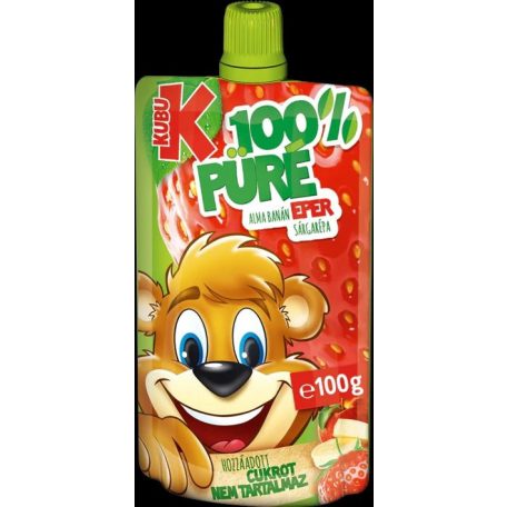 Kubu püré 100g Eper  /12/