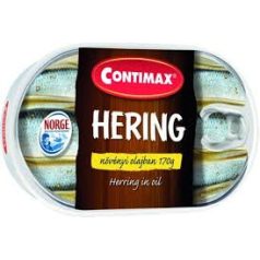 Contimax heringtörzs olajban 170g /24/