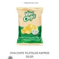 Viva chips Kapros -tejfölös 50g Smantana /24/