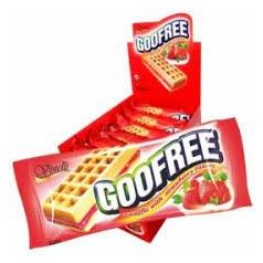 GooFree 50g Eper krémmel (PIROS) /12/