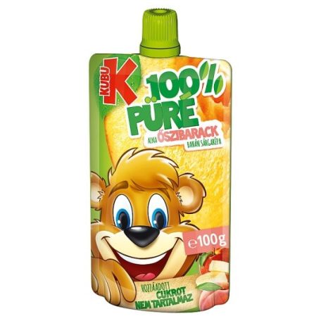 Kubu püré 100g Őszibarack /12/