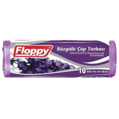   FLOPPY 10db Szemeteszsák húzózáras Levendula 55*60cm /24/