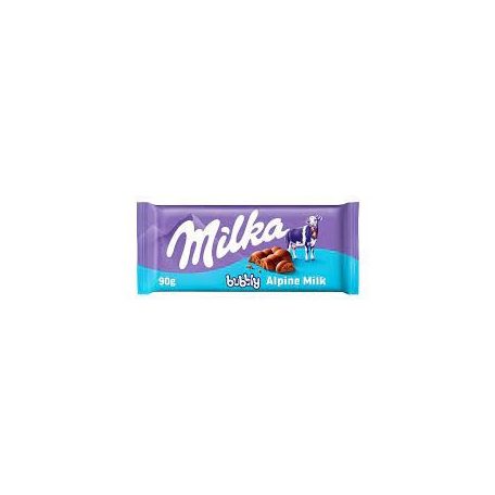 Milka  90g táblás Bubbly tej /14/
