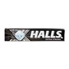 Halls Extra Strong 33,5g (fekete) /20/