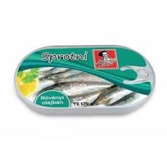 MP Hal Sprotni Növ. Olajban 170g /15/