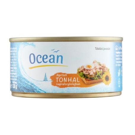 Ocean Aprított Tonhal Növ.olajban 185g