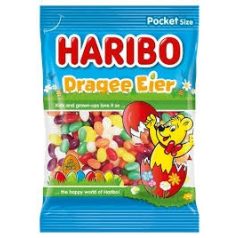 Haribo Húsvéti tojásdrazsé Dragee Eier 100g /20/