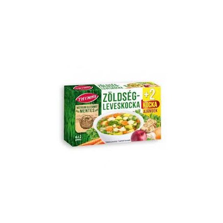 Thymos Kocka 80g Zöldség-leves 6+2 grátisz /24/