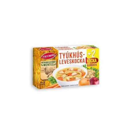 Thymos Kocka 80g Tyúkhús-leves 6+2 grátisz /24/