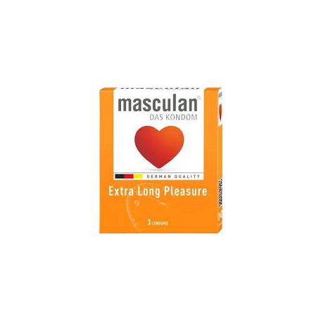 Masculan gumióvszer Sárga Extra Long 3db /16/