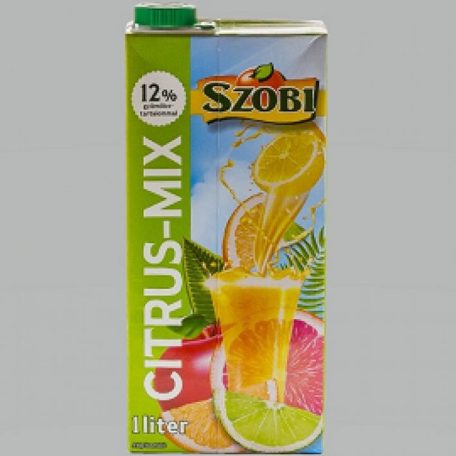 Szobi 1l Citrus Mix Vegyes gyümölcsital 12% /12/