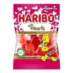 Haribo 100g Love Hearts Szívecskés /30/