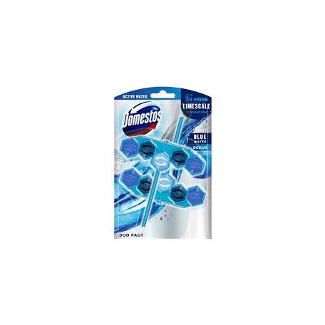 Domestos Power5 wc Actív Blue Water Ocean 2*48g