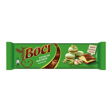 Boci 240g tejcsokoládé pisztáciás macaron /12/