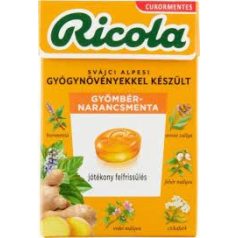Ricola gyömbér-narancs 40g /10/