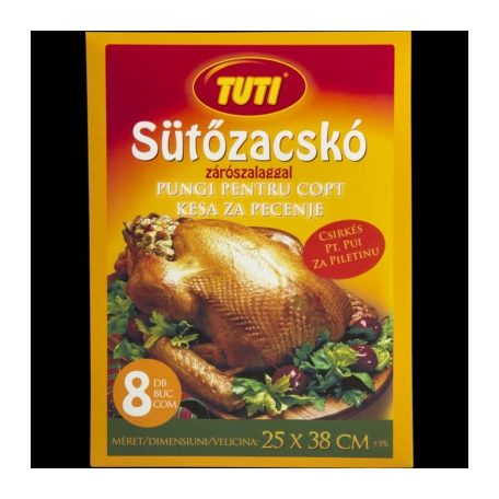 Tuti sütőzacskó Csirkés 25*38cm 8db-os