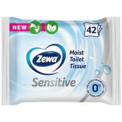 ZEWA Nedves toalettpapír 42db-os Sensitive-Pure /18/