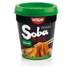 Nissin Soba poharas instant tészta 90g Teriyaki /8/