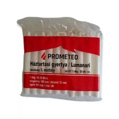 Gyertya háztartási 1dkg 20db/cs lágy /50/