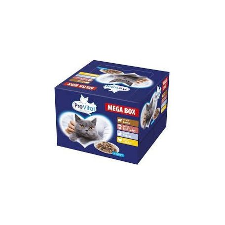 Prevital Macskaeledel Megabox 24*100g