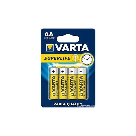 Varta elem superlife féltartós ceruza zinc-carbon AA 4db /12/