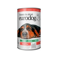 EuroDog kutya 1240g Marhahússal /12/