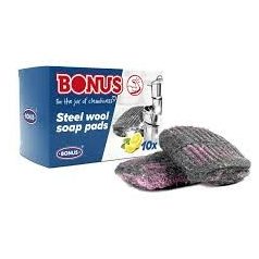 Bonus fémpárna szappanos 10db-os /48/ (B125)