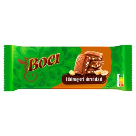 Boci 90g táblás földimogyoró darabokkal /20/