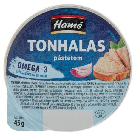 Hamé 45g tonhalas pástétom /24/