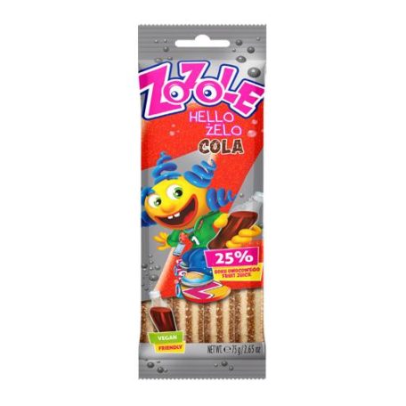 Zozole cola ízű szupersavanyú gumicukor 75g /32/