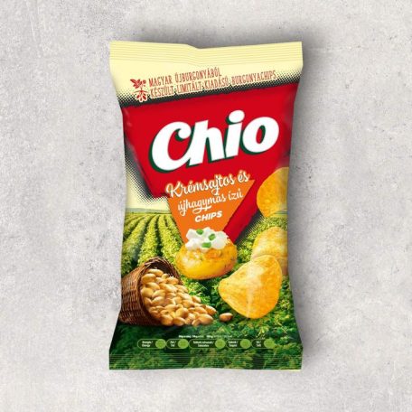 Chio chips 125g Krémsajtos és újhagymás /18/