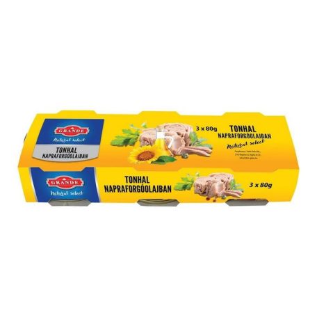 GRANDE 3*80g Tonhaltörzs olajban /16/