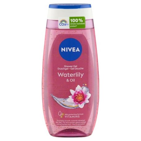 Nivea 250ml női tusfürdő Waterlily > oil /6/