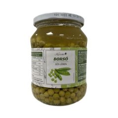 Kertike 720ml zöldborsó-sárgarépa /8/