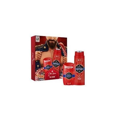 Old Spice AJ.CS. Deo stick+tusfürdő Dark Captain
