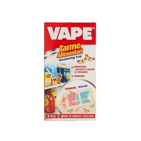 Vape Élelmiszermoly csapda 3db-os (kétkamrás)