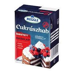 Meggle cukrászhab habalapanyag 200ml /18/