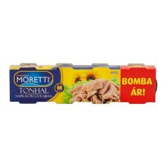 MORETTI Tonhal napraforgóolajban 4*80g /24/