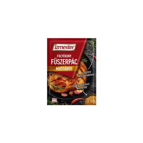 Ízmester 80ml folyékony fűszerpác mustáros /20/