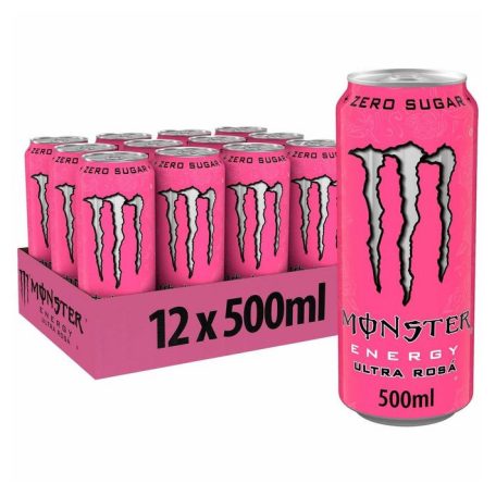 Monster Energiaital 500ml Ultra Zero Rosa /12/