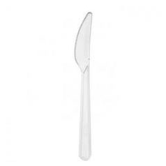 Műanyag Víztiszta Kés újrahasználható /100/