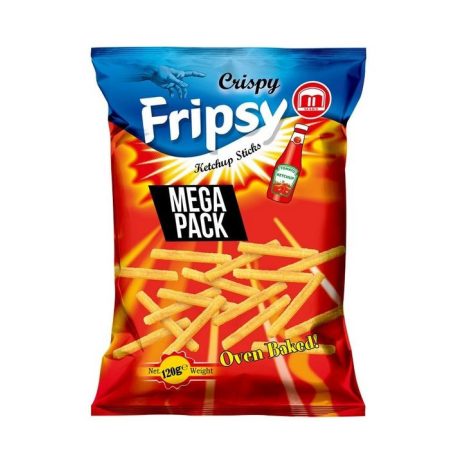 Fripsy 120g mega pack Ketchup ízű snack /12/