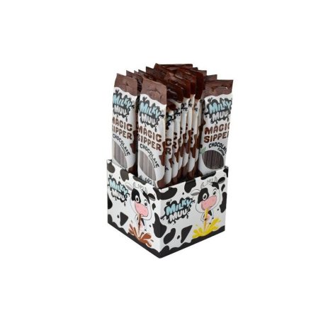 Milky Muu csokis szívószál 5db-os /22/