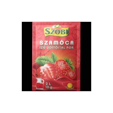 Szobi üditőitalpor Szamóca ízű 10g /26/